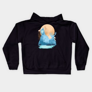 Winter Wildlife Kids Hoodie